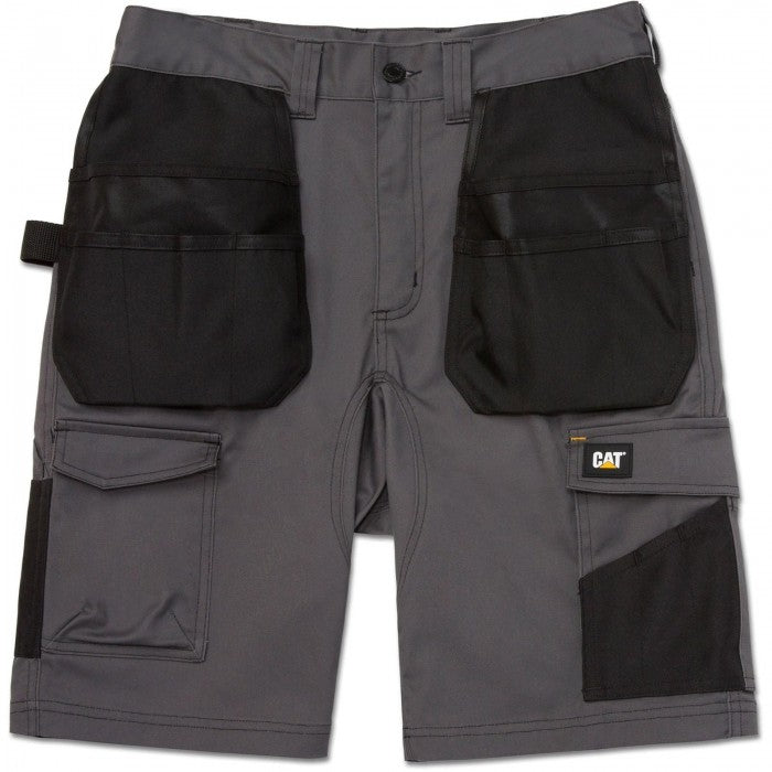 Front - Caterpillar Mens Essential Stretch Holster Pocket Shorts