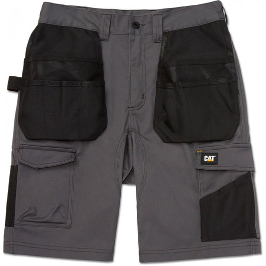 Front - Caterpillar Mens Essential Stretch Holster Pocket Shorts