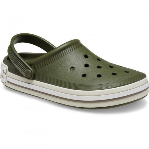 Front - Crocs Unisex Adult Off Court Logo Clogs