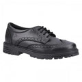 Front - Hush Puppies Girls Maxine Leather School Shoes
