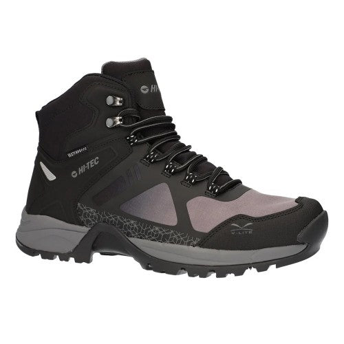 Front - Hi-Tec Mens Psych V-Lite Walking Boots