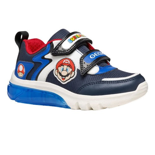 Front - Geox Boys Ciberdron Super Mario Trainers