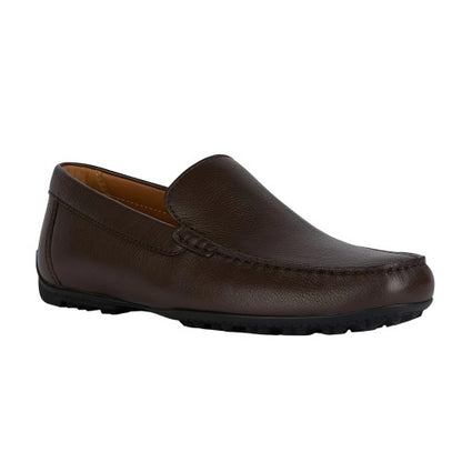 Front - Geox Mens U Kosmopolis Leather Grip Loafers