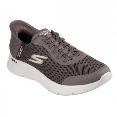 Front - Skechers Mens Go Walk Hands Up Slip-on Trainers