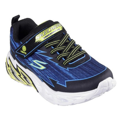 Front - Skechers Boys Light Storm 2.0 Bolt-Brights Trainers