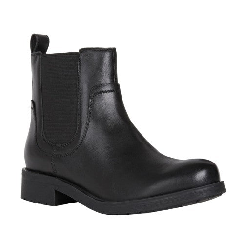 Front - Geox Womens/Ladies Rawelle Leather Ankle Boots