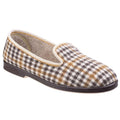 Front - GBS Everett Mens Check Slipper / Mens Slippers