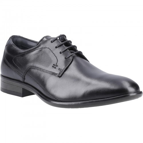 Front - Mens Carl Leather Derby Shoes