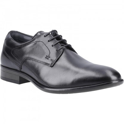 Front - Mens Carl Leather Derby Shoes
