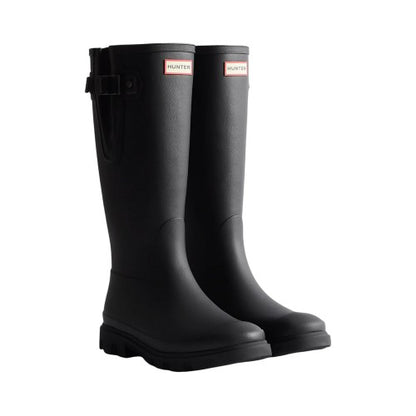 Front - Hunter Mens Downpour Adjustable Wellington Boots