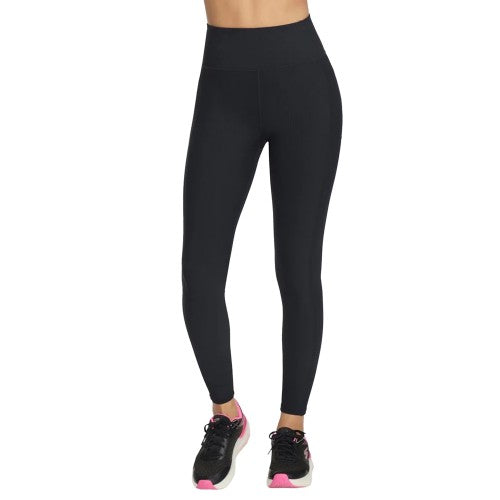 Front - Skechers Womens/Ladies Go Flex Ribbed Leggings