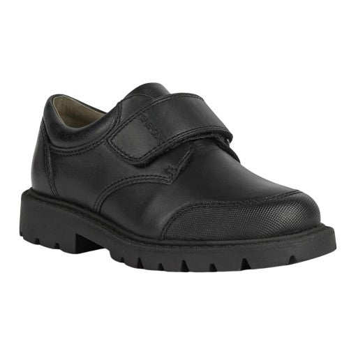 Front - Geox Boys Shaylax Leather Shoes