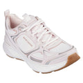 Front - Skechers Womens/Ladies Edgeride Silver Eclipse Trainers