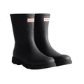 Front - Hunter Mens Downpour Short Wellington Boots