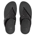 Front - FitFlop Womens/Ladies Lulu Glitter Flip Flops