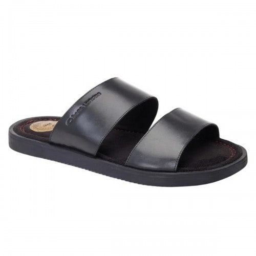 Front - Base London Mens Maven Leather Sandals
