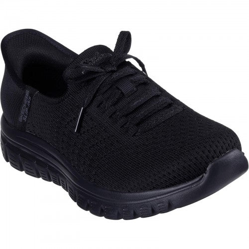 Front - Skechers Womens/Ladies First Blush Slip-In Trainers