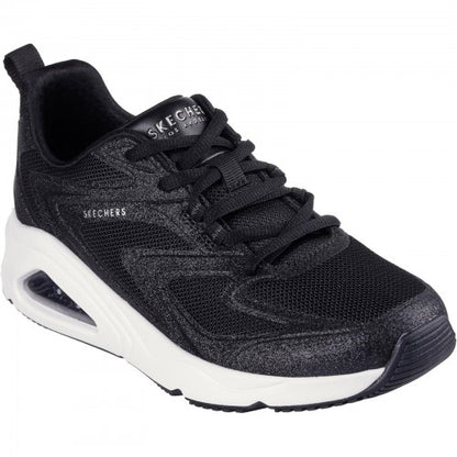 Front - Skechers Womens/Ladies Tres Air Uno Glitter Trainers