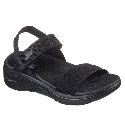 Front - Skechers Womens/Ladies Go Walk 2.0 Arch Fit Sandals