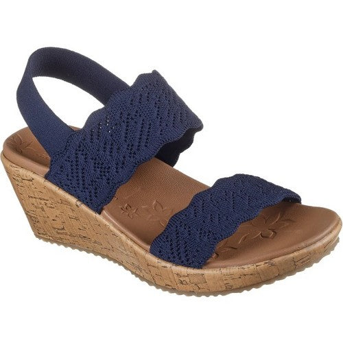 Front - Skechers Womens/Ladies Beverlee Timeless Touch Sandals