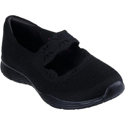 Front - Skechers Womens/Ladies Seager - Cute N´ Coy Mary Janes