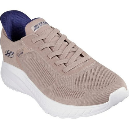 Front - Skechers Mens BOBS Sport Squad Chaos Trainers