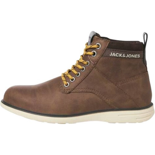Front - Jack And Jones Mens Denver Combo Ankle Boots