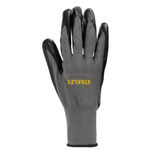 Front - Stanley Nitrile Gripped Safety Gloves