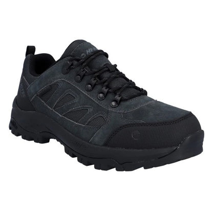 Front - Hi-Tec Mens Bandera Expedition Suede Low Walking Shoes