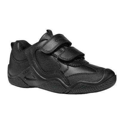 Front - Geox Boys Wader Leather School Shoes