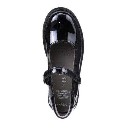 Front - Geox Girls J Casey G. P Leather School Shoes