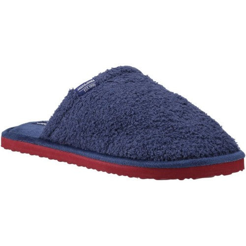 Front - Jack And Jones Mens Harry Fluff Slippers