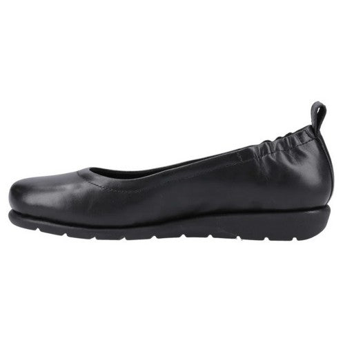 Front - Hush Puppies Womens/Ladies Skylar Ballerina Leather Pumps