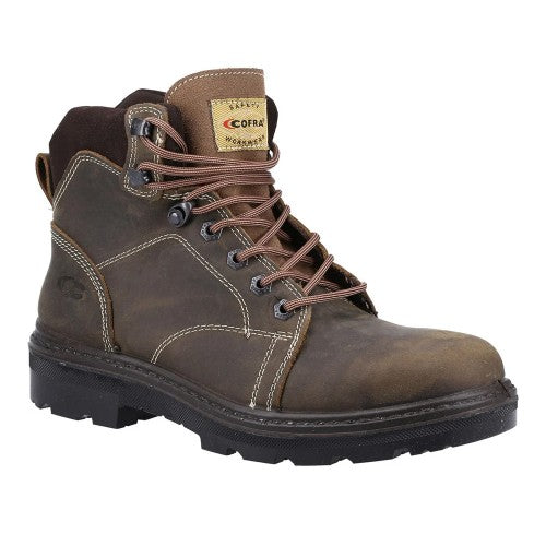 Front - Cofra Unisex Adult Land Nubuck Safety Boots