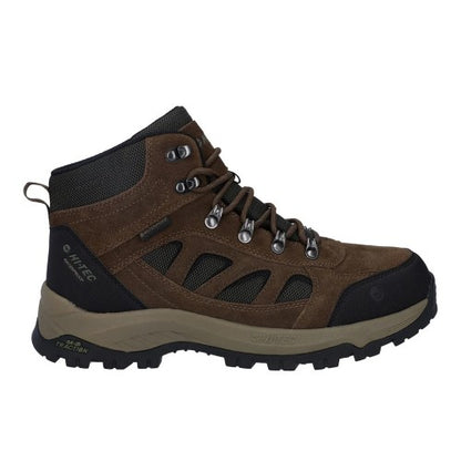 Front - Hi-Tec Mens Bandera Expedition Suede Mid Cut Wide Boots