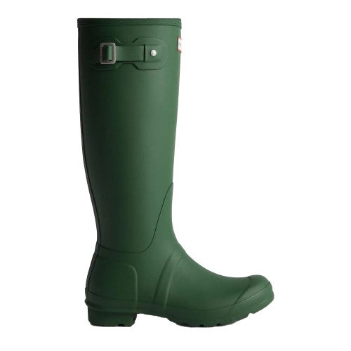 Front - Hunter Womens/Ladies Original Tall Tartan Wellington Boots