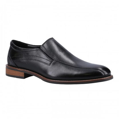 Front - Hush Puppies Mens Donovan Leather Loafers