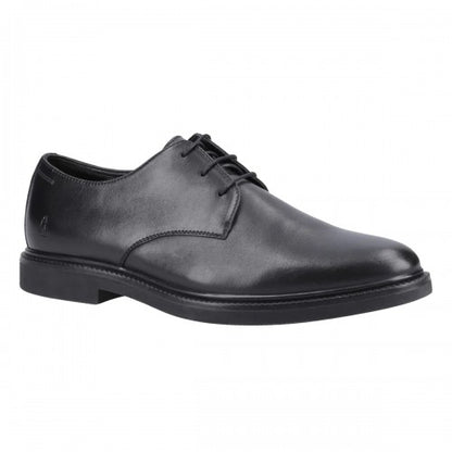 Front - Hush Puppies Mens Kye Leather Lace Up Loafers