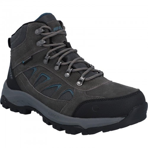 Front - Hi-Tec Mens Bandera Expedition Suede Ankle Walking Shoes