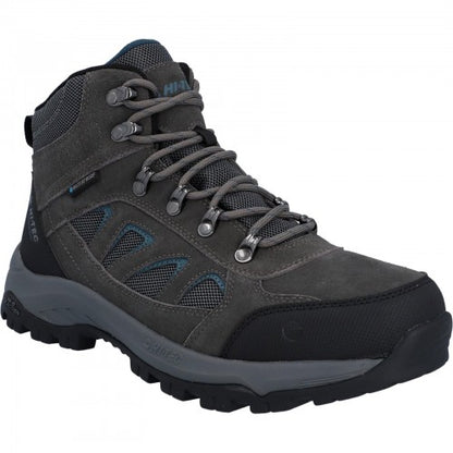Front - Hi-Tec Mens Bandera Expedition Suede Ankle Walking Shoes