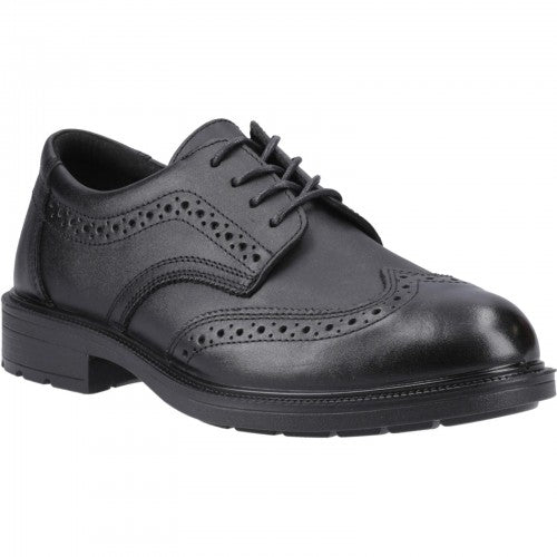 Front - Amblers Mens Cambridge Full Grain Leather Safety Shoes