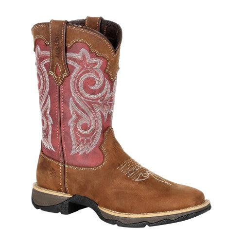 Front - Durango Womens/Ladies Lady Rebel Pro Full Grain Leather Cowboy Boots