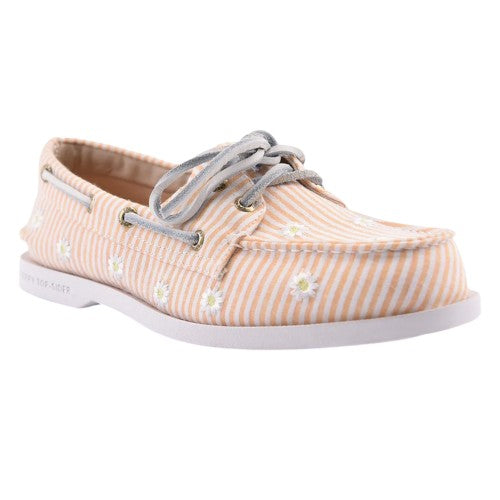 Front - Sperry Womens/Ladies Authentic Original Seersucker Boat Shoes