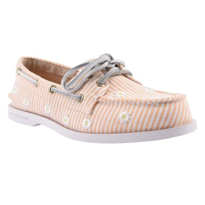 Front - Sperry Womens/Ladies Authentic Original Seersucker Boat Shoes