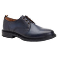 Front - Base London Mens Dime Leather Derby Shoes