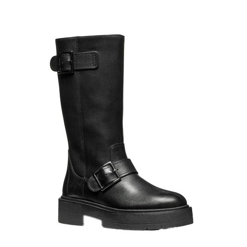 Front - Geox Womens/Ladies D Spherica Ec7 Leather Boots
