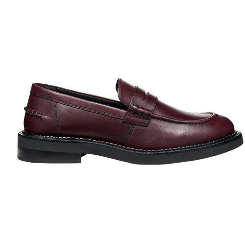 Front - Geox Womens/Ladies D Serilda E Leather Loafers