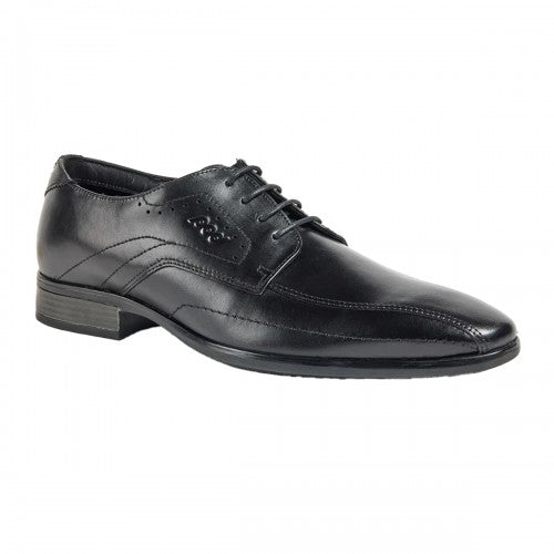 Front - POD Mens Duke Leather Derby Shoes