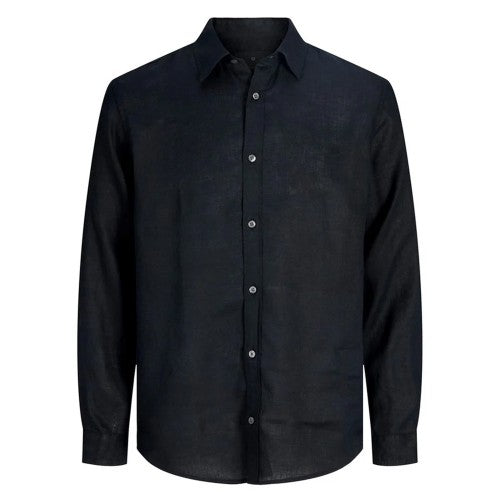 Front - Jack And Jones Mens Linen Shirt