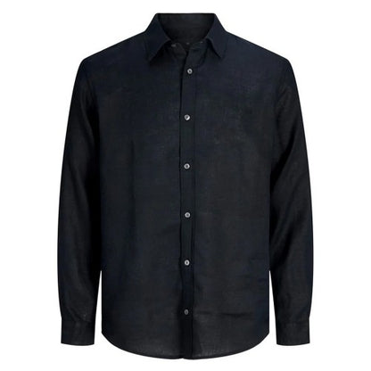 Front - Jack And Jones Mens Linen Shirt